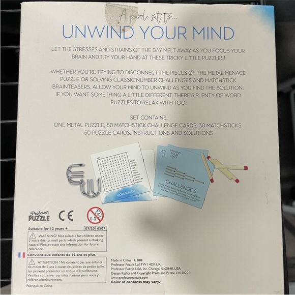 Unwind your mind puzzle set - Picture 2 of 4